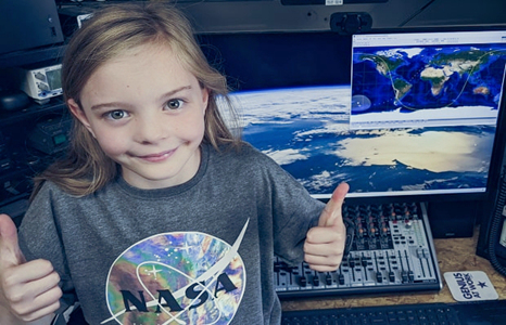 Загадочное общение 8-летней девочки с астронавтами МКС
