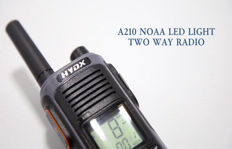 A210 UHF PMR446 NOAA 32-канальная портативная светодиодная радиостанция с двусторонней связью